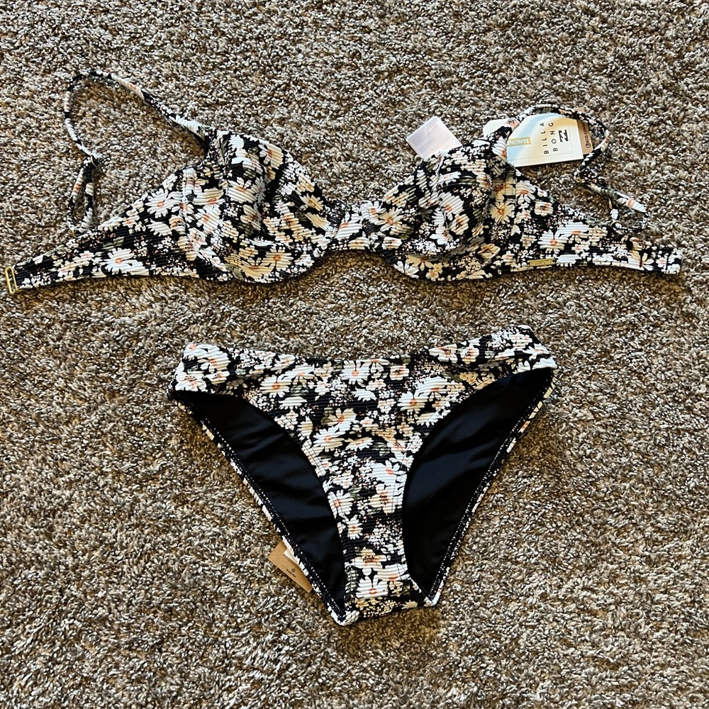 Billabong Bliss Fall Bondi Bikini Set NWT Small